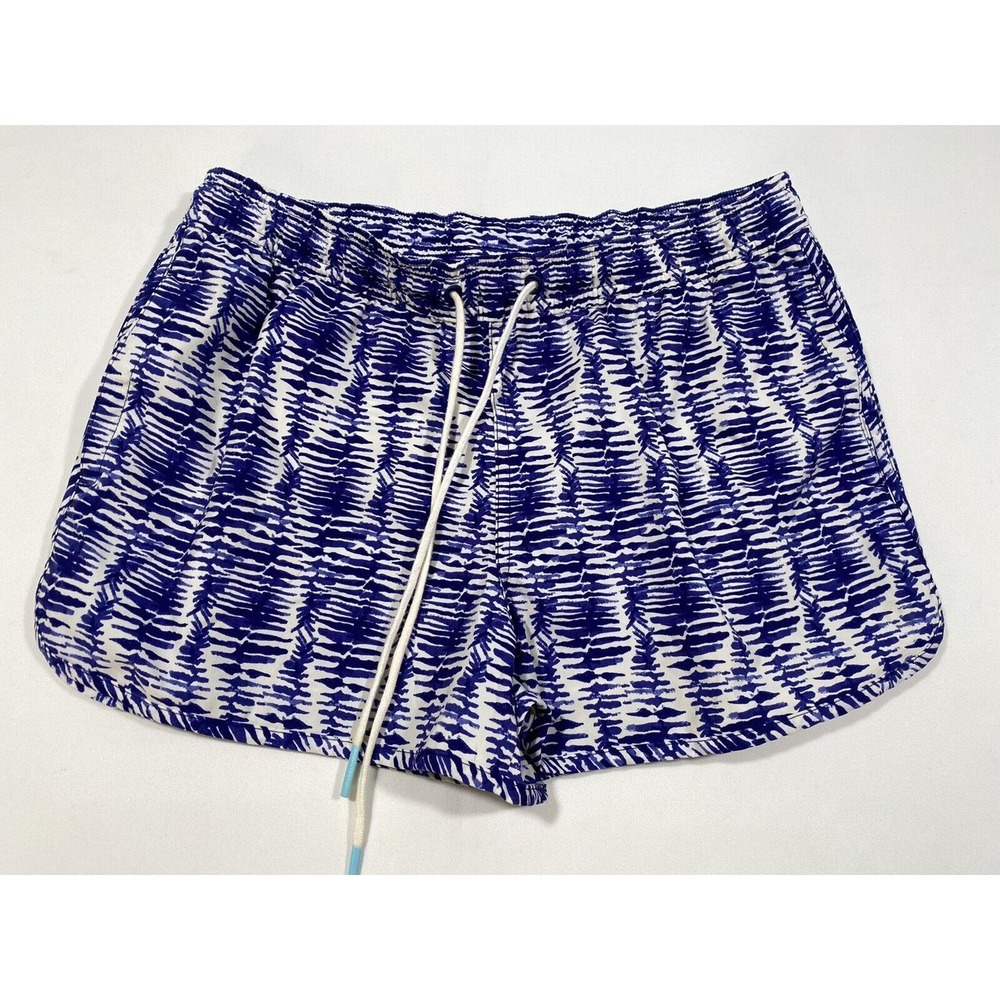 Vineyard Vines Mens XS Swim Trunks Blue White Whale Logo Lined Shorts
